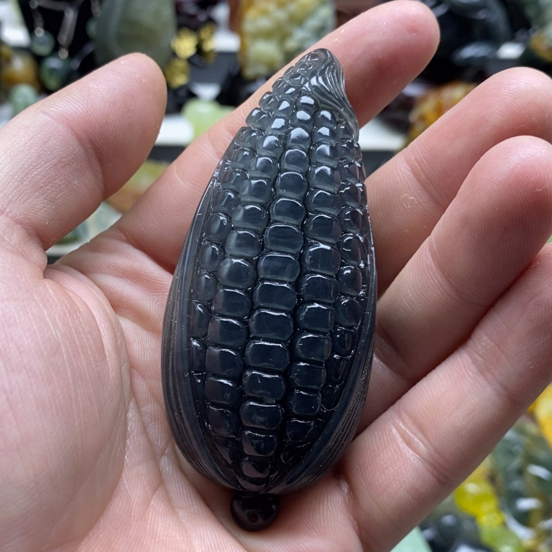 岫玉玉米手把未镶嵌