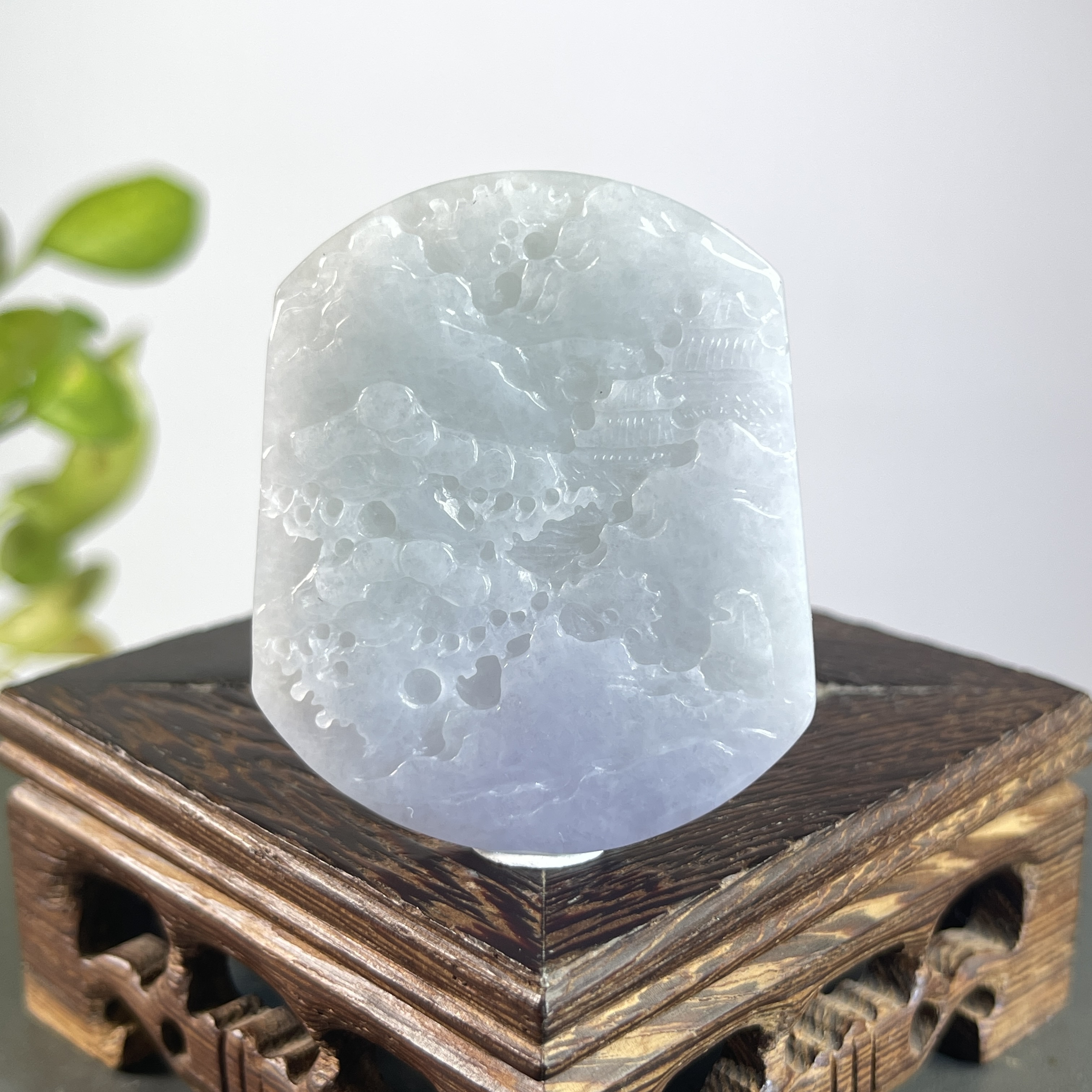 JYB09-66  天然翡翠缅甸A货 山水牌