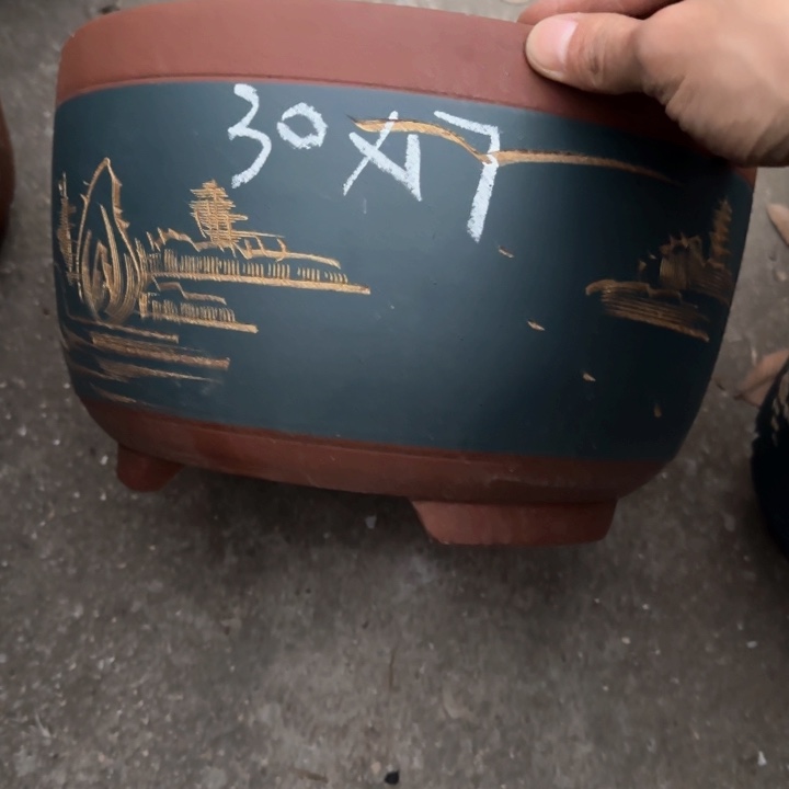 紫砂花盆特价清仓