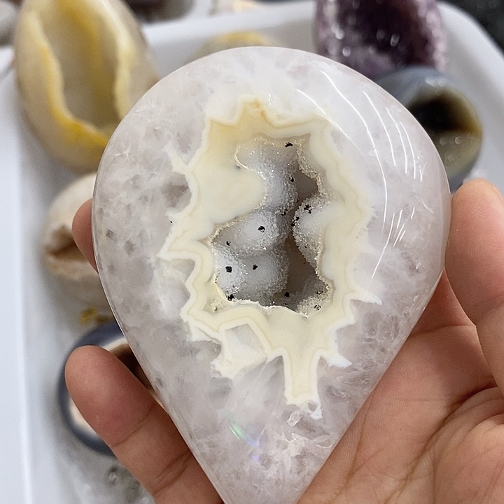 紫晶珠宝半成品未镶嵌