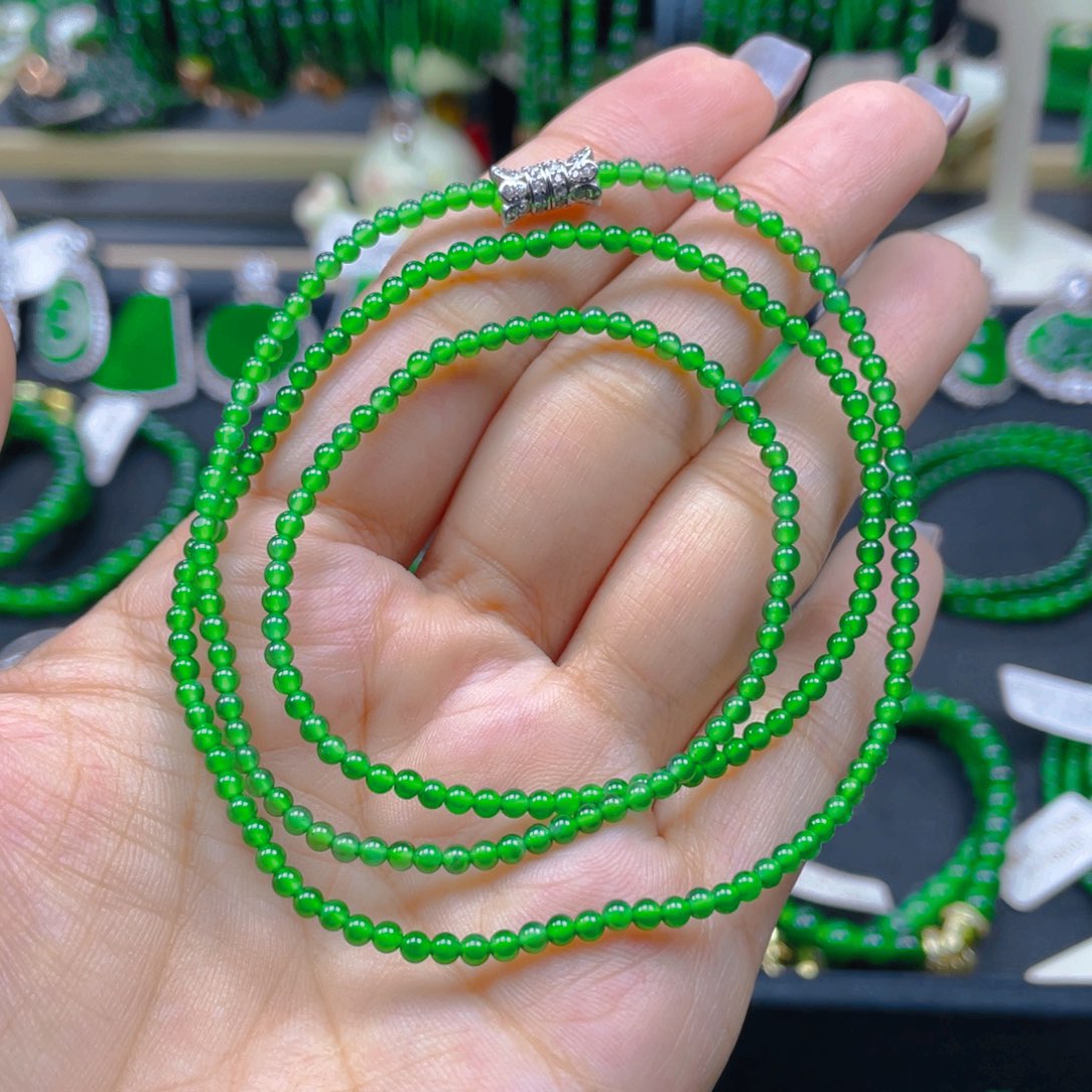 颈饰未镶嵌翡翠项链2.5