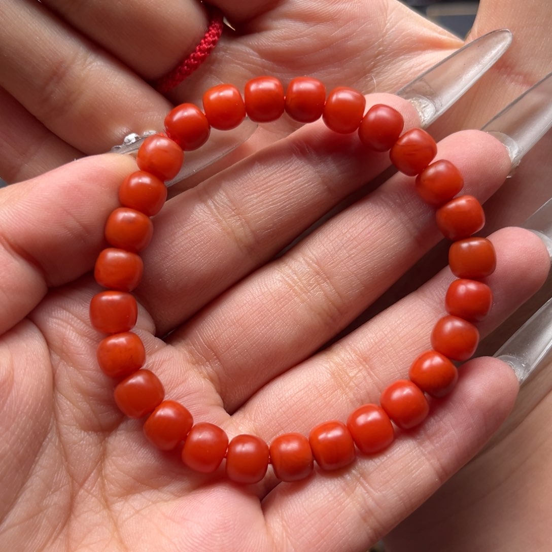 南红玛瑙手串未镶嵌山**秀