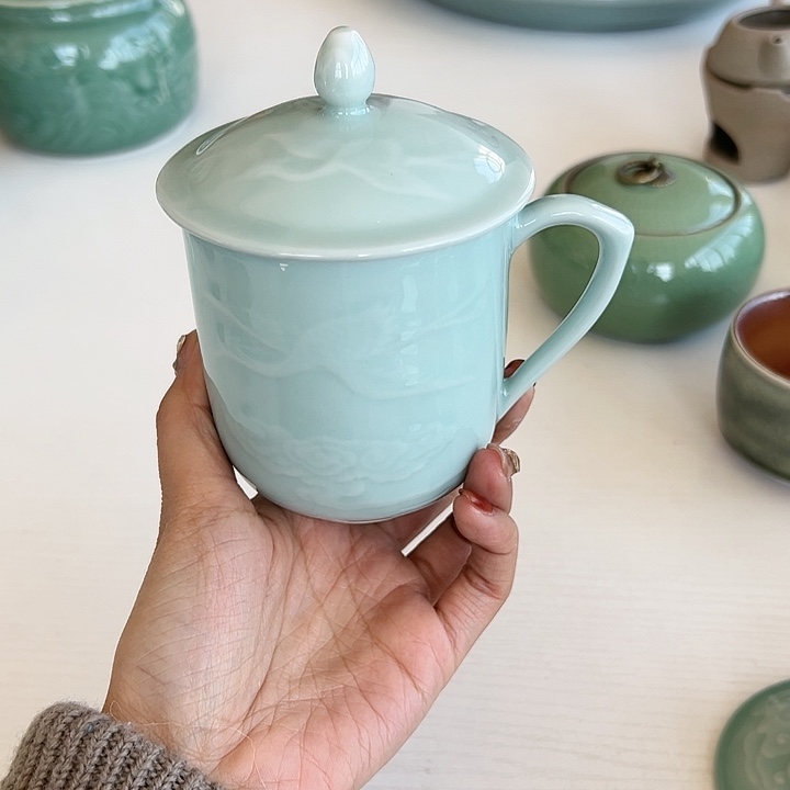 小米茶器龙泉青瓷