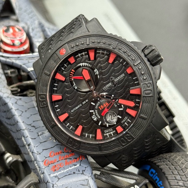 95新 Ulysse Nardin/雅典 雅典/潜水/自动机械/45.8mm/精钢/单表