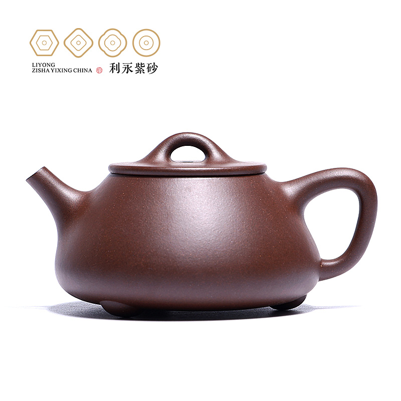 百年利永景舟小石瓢原矿底槽青220CC宜兴紫砂壶