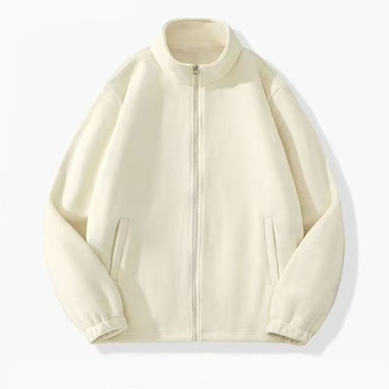 秋冬款摇粒绒保暖立领夹克男大码加绒加厚冲锋衣内胆