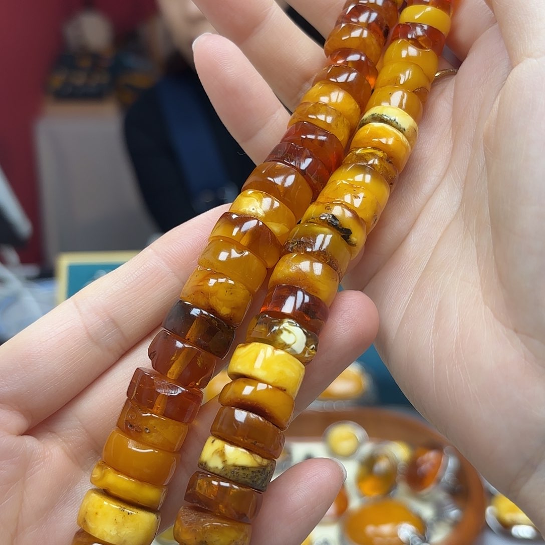 未镶嵌蜜蜡裸石30锁骨