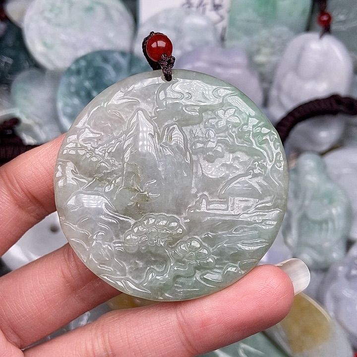 颈饰未镶嵌翡翠翡翠