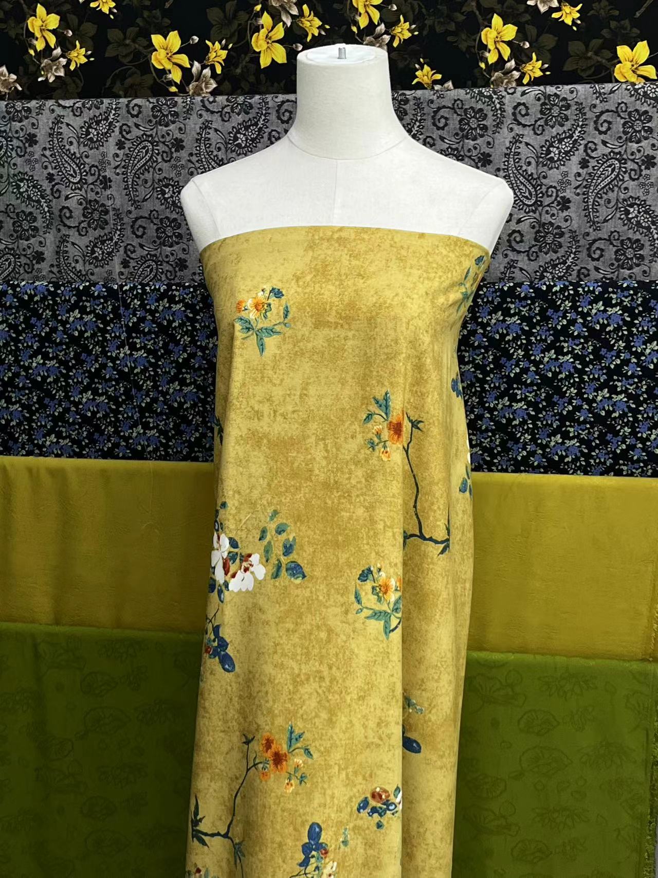 【名贵坊棉绸】重磅棉绸—解语花金