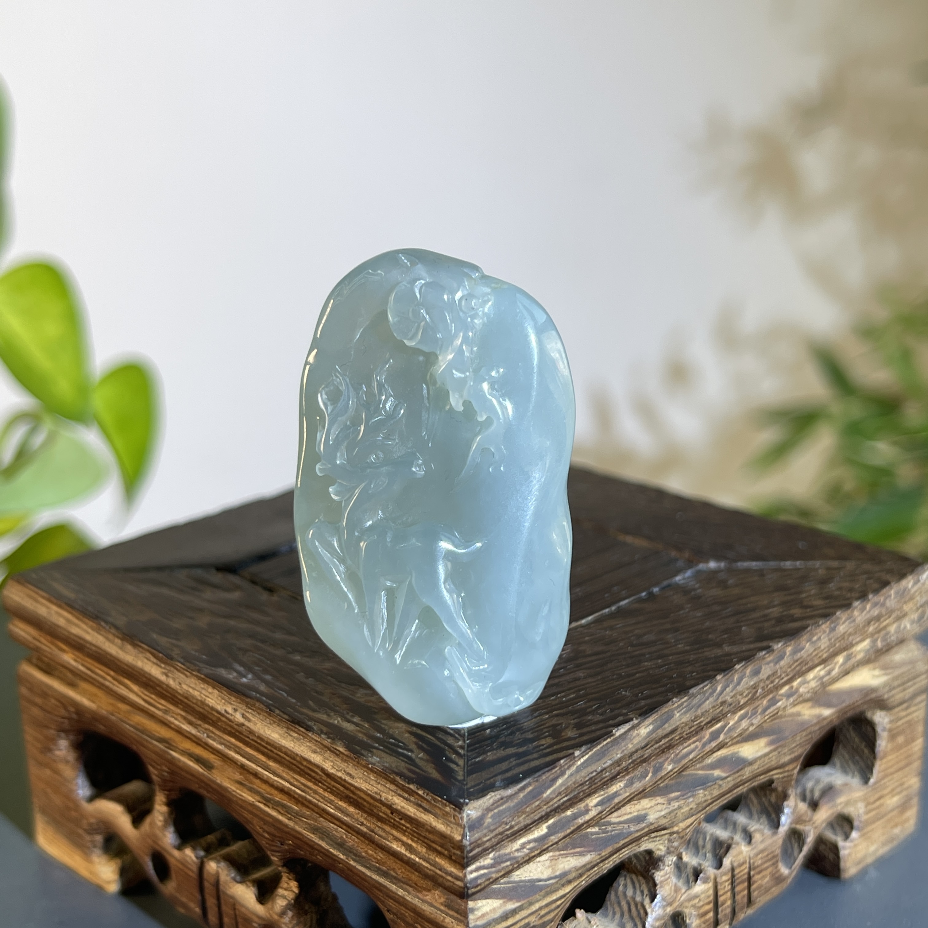 JTW08-86 天然缅甸A货翡翠  一路相随