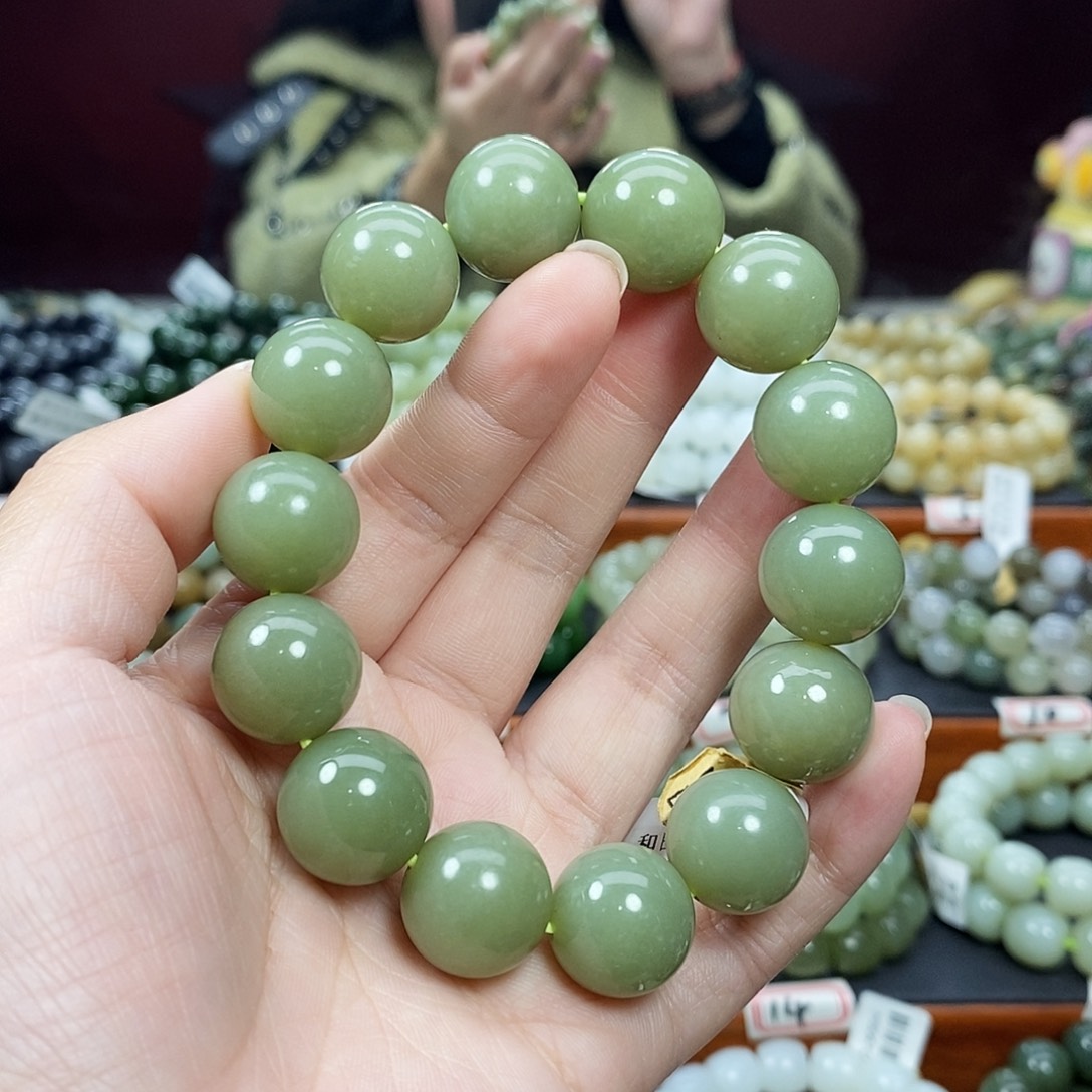 和田玉手链未镶嵌