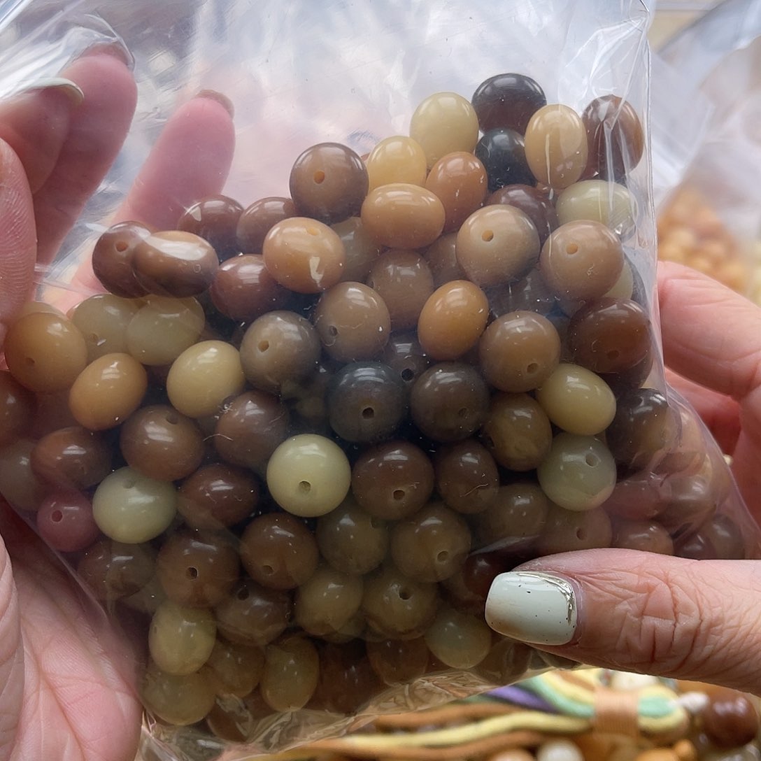 白玉菩提吊坠A/12mm/100颗锅底 两人