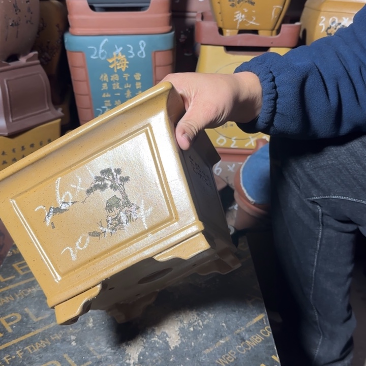 紫砂花盆紫砂花盆