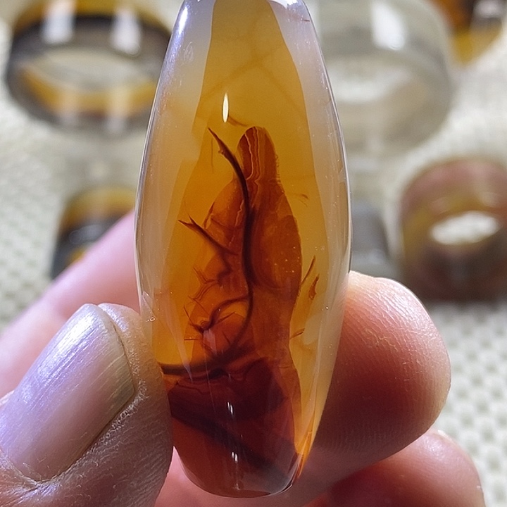 玛瑙/玉髓未镶嵌颈饰