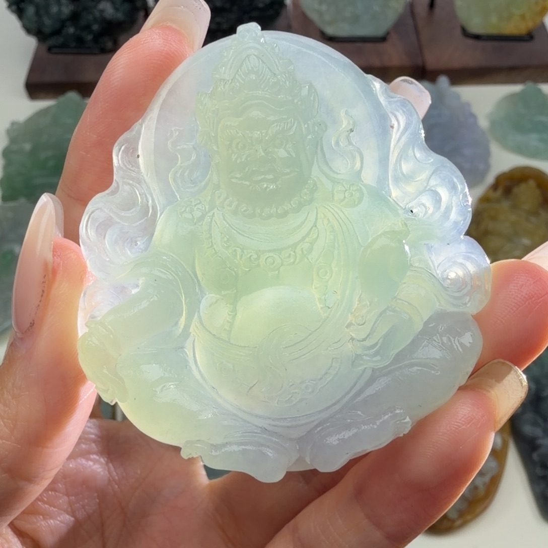 定制翡翠未镶嵌财神