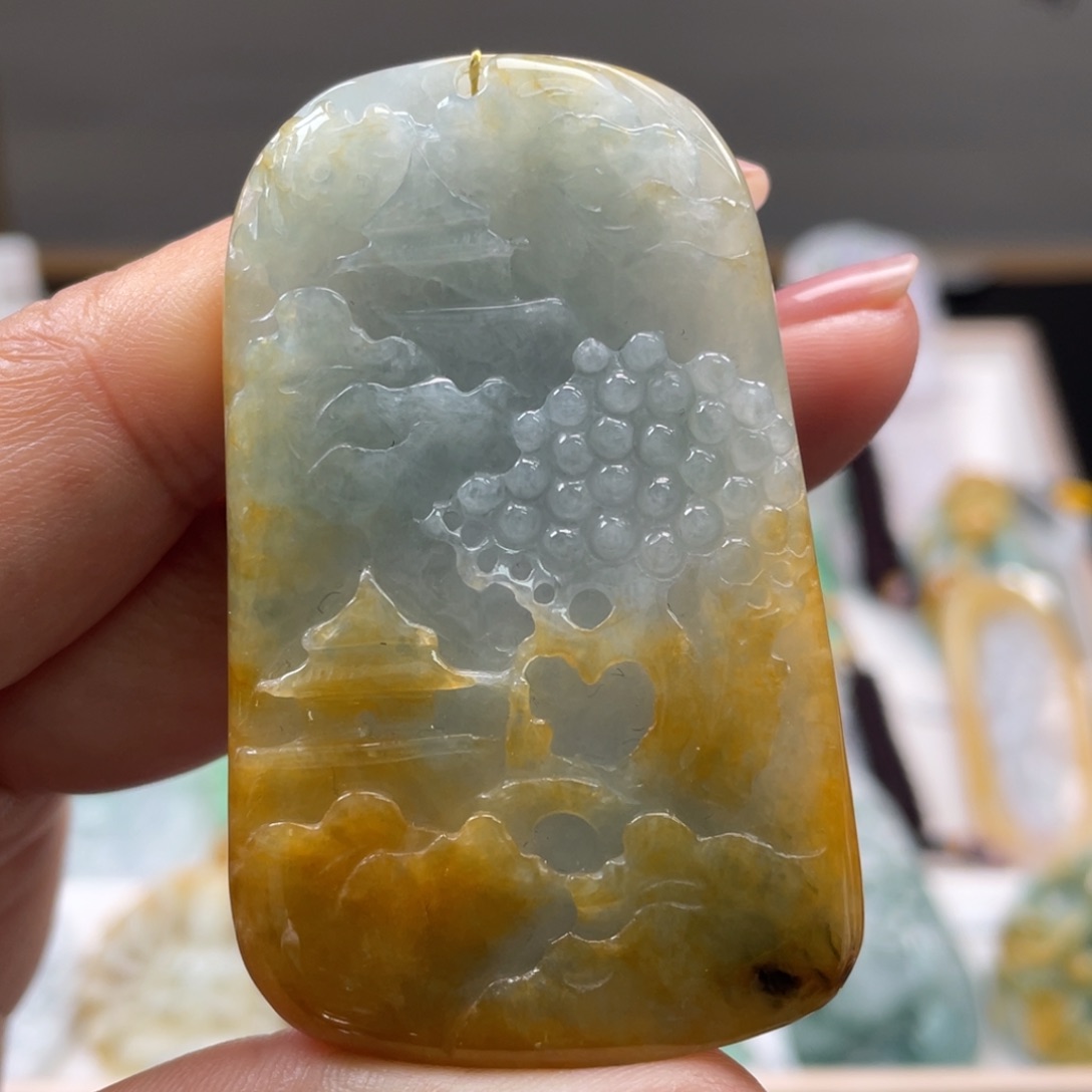 翡翠吊坠(不含链)未镶嵌