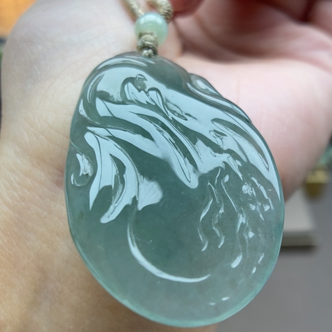 翡翠未镶嵌颈饰吊坠27