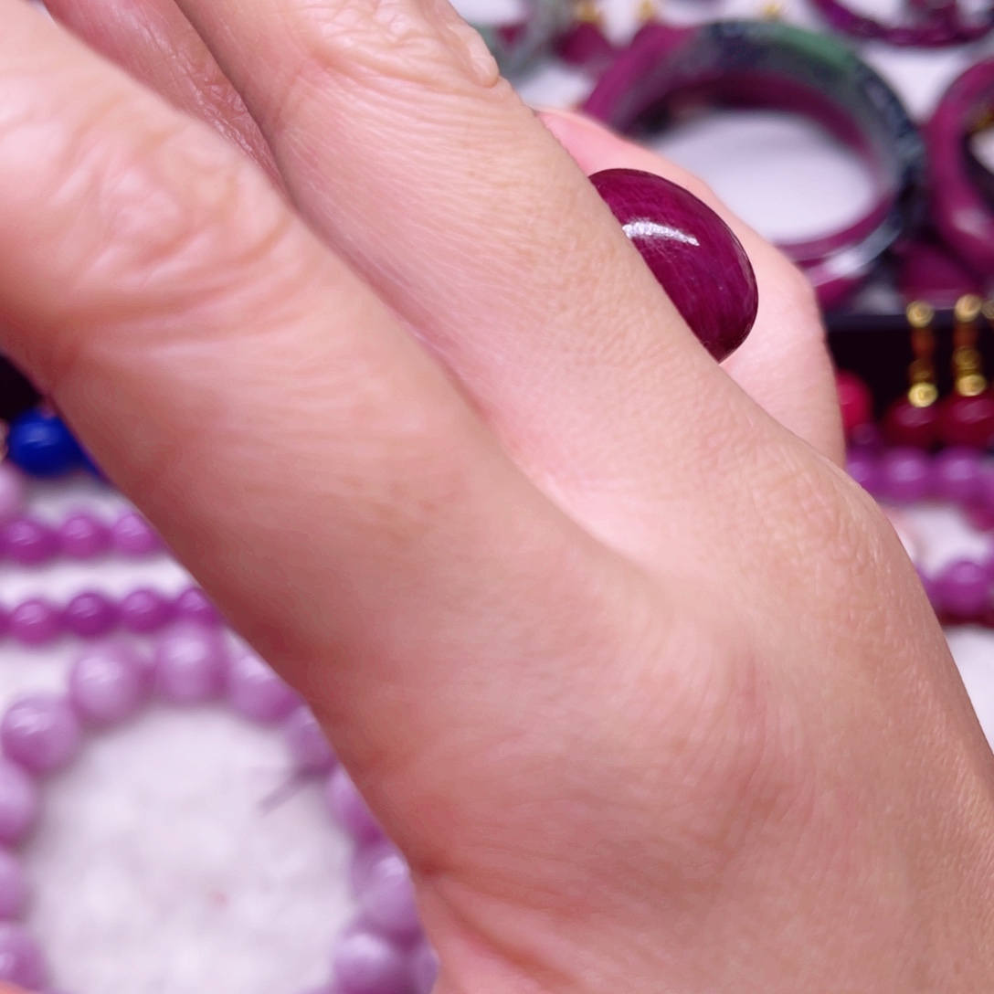 银S925镶嵌红宝石戒指