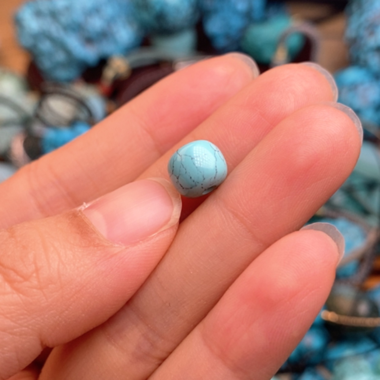 【闪购商品】绿松石珠宝半成品未镶嵌