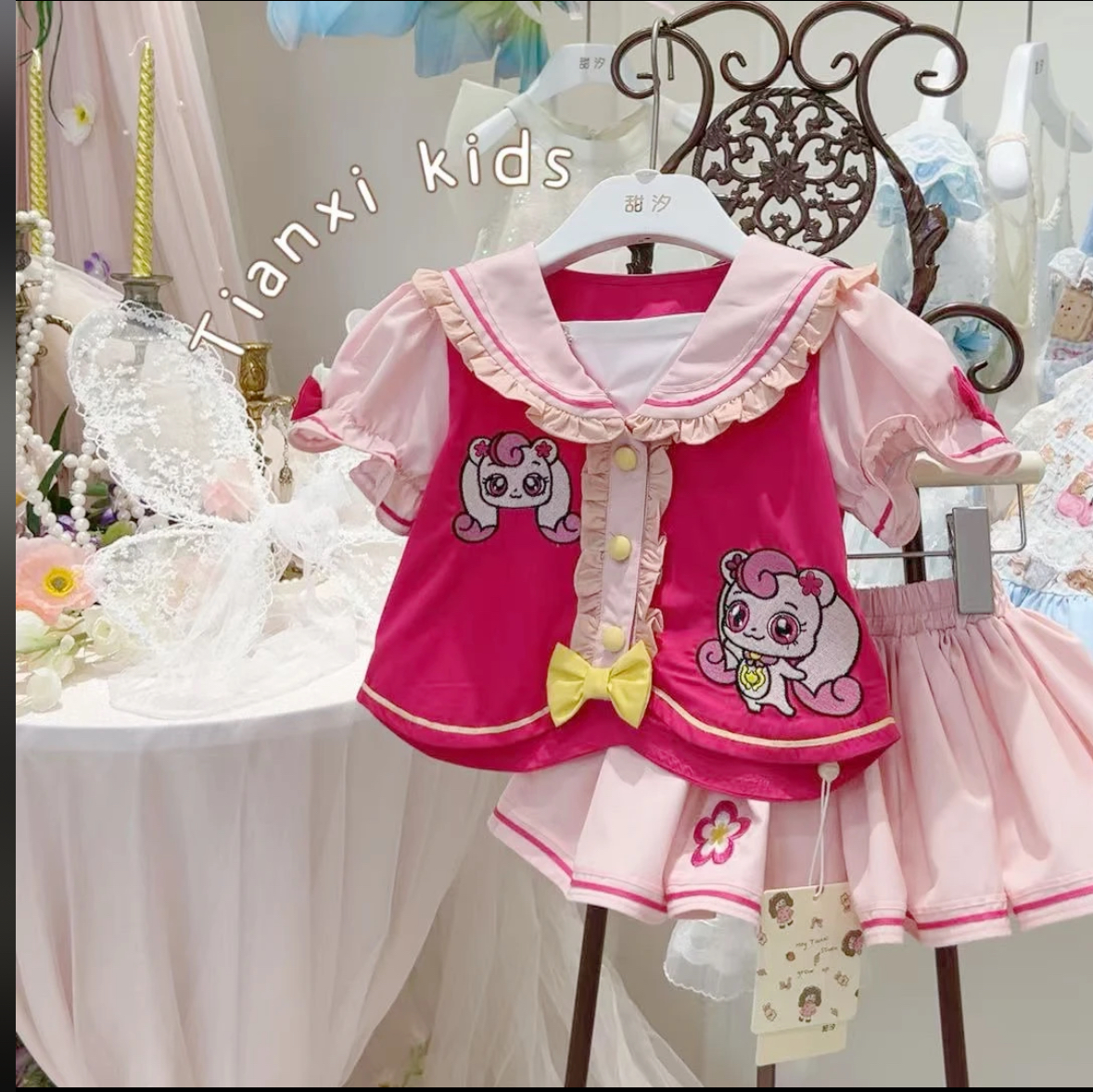 86170女童公主裙小女孩洛丽塔蓬蓬礼服连衣裙