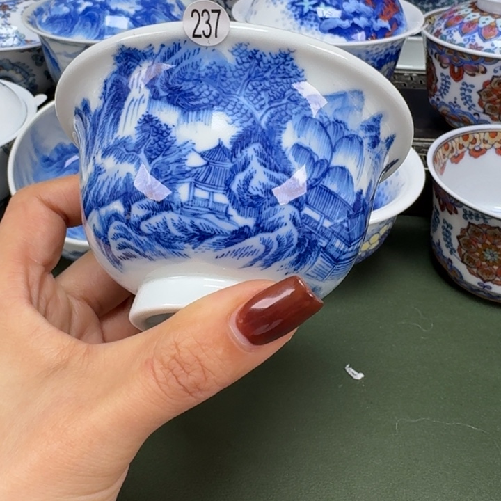 沙沙手工手绘茶具237