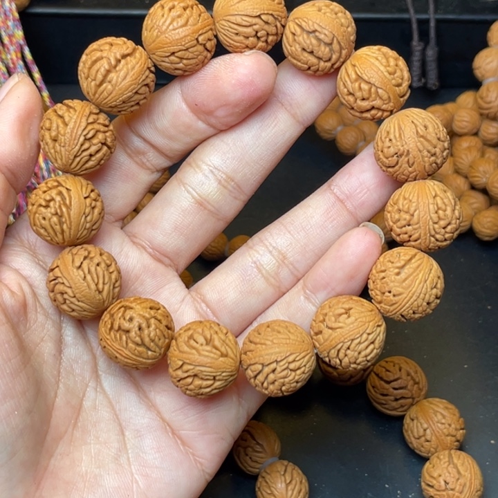 桃核手串绣球桃核16