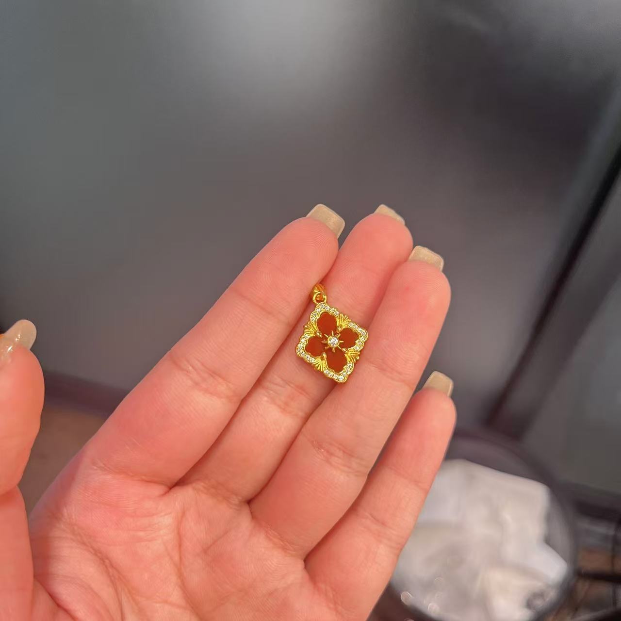 足金999吊坠   4.26克