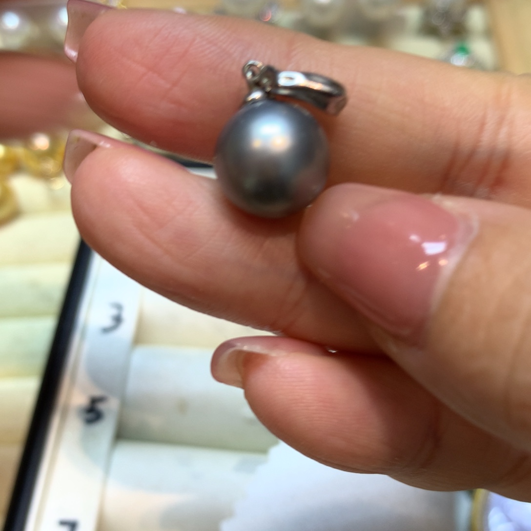 海水珍珠颈饰银S925镶嵌