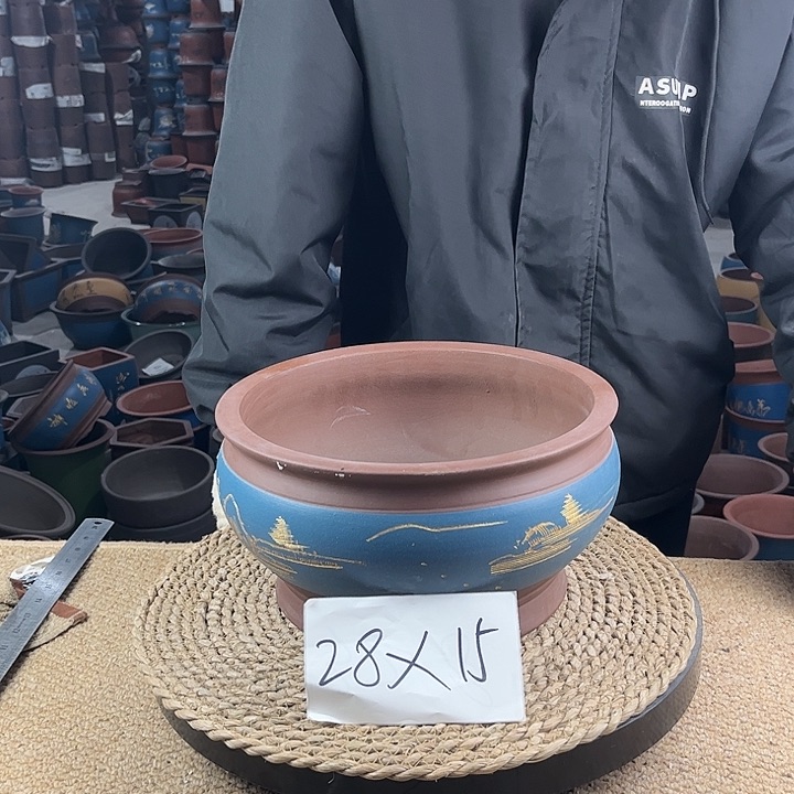 紫砂花盆紫砂花盆