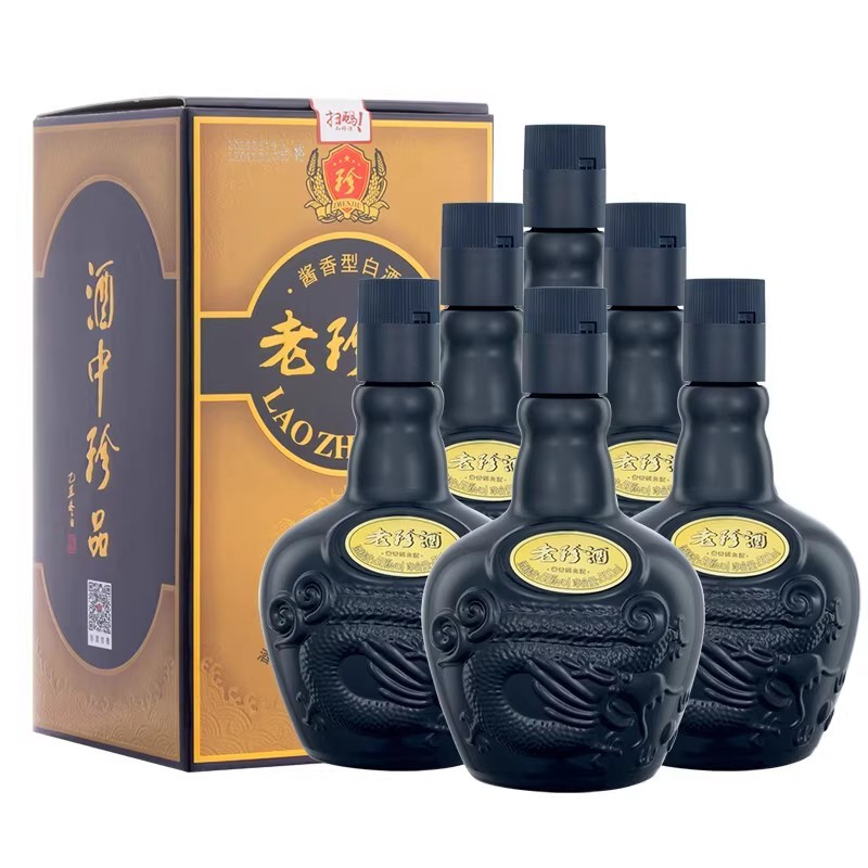 珍酒老珍酒（换盖）酱香型口粮白酒整箱53度500