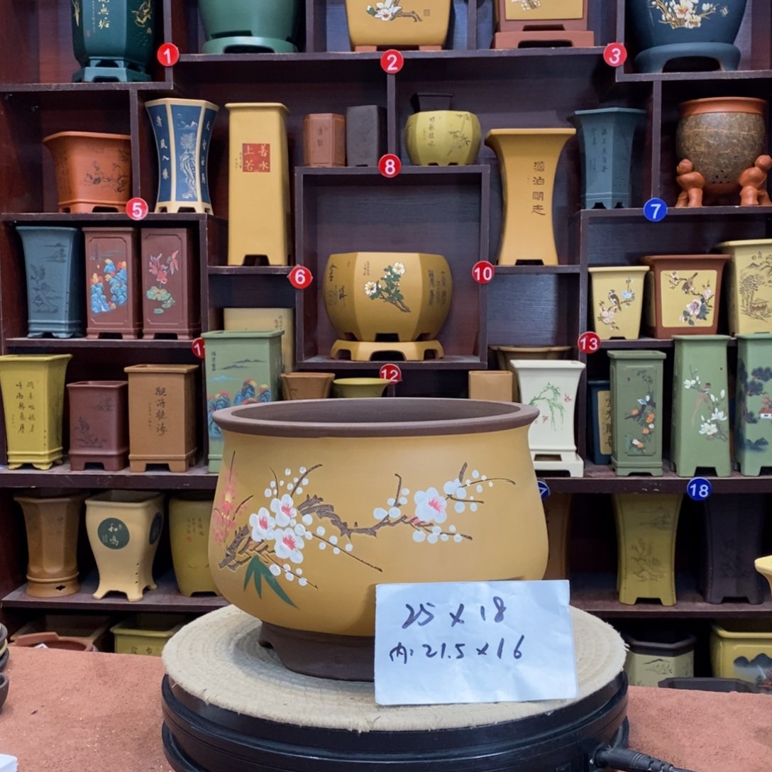 紫砂花盆紫砂花盆