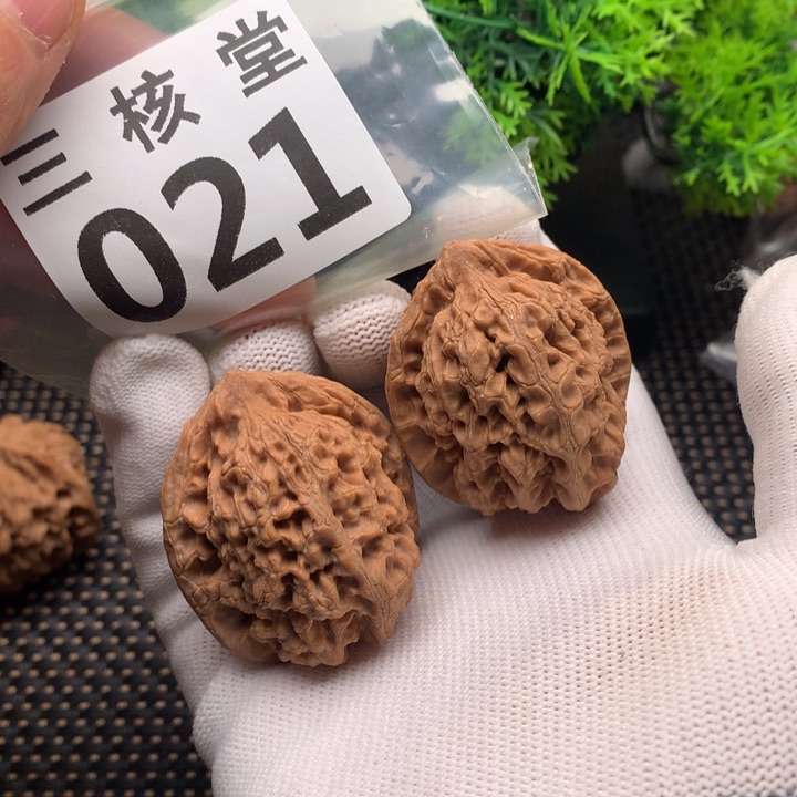文玩核桃把件观音肚38