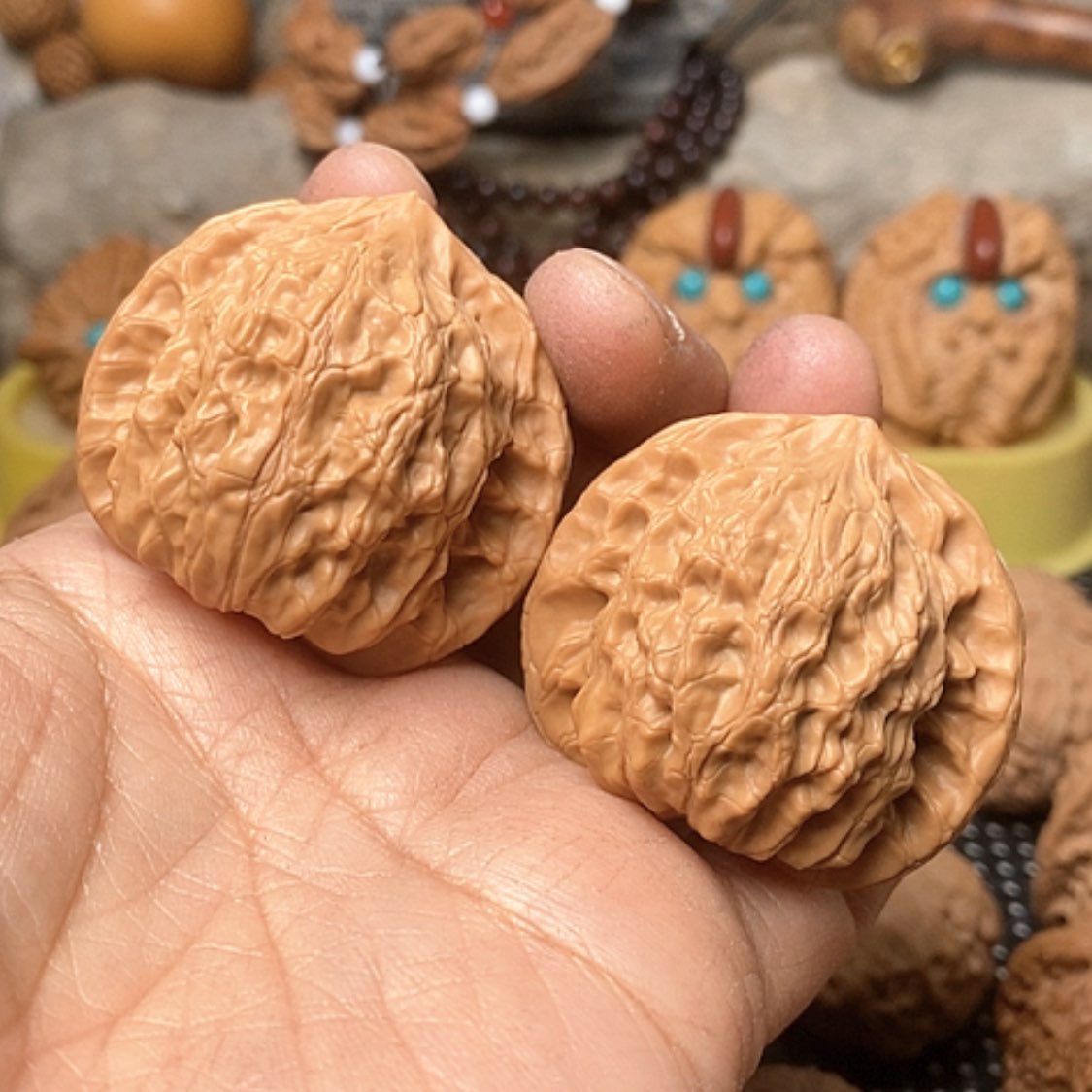 【闪购商品】文玩核桃把件阿*.公子帽