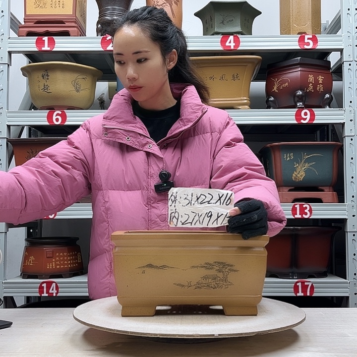 紫砂花盆紫砂花盆