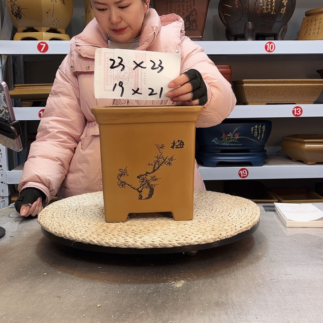 紫砂花盆紫砂花盆