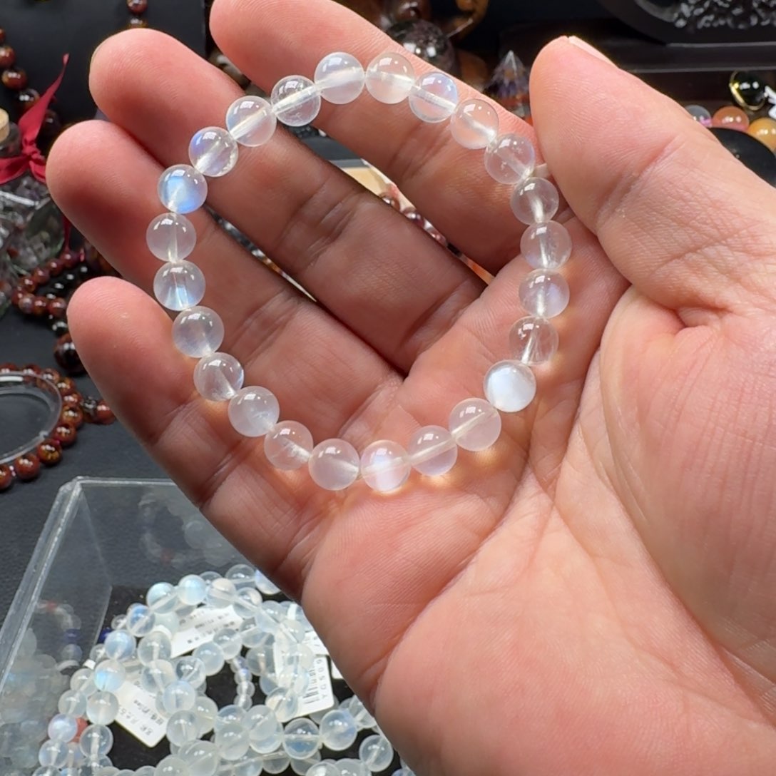 月光石手链未镶嵌月光石