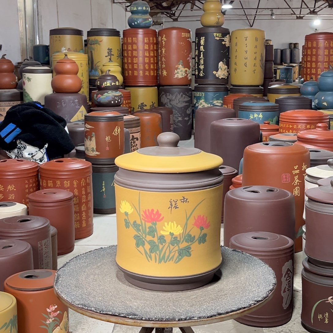 紫砂茶叶罐茶叶罐