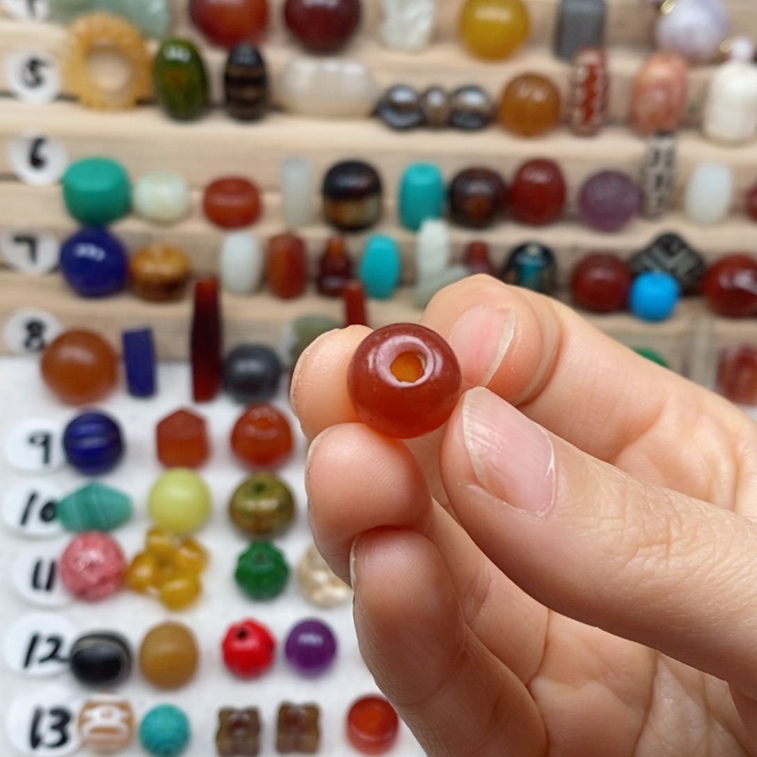 未镶嵌颈饰玛瑙/玉髓蓝***河