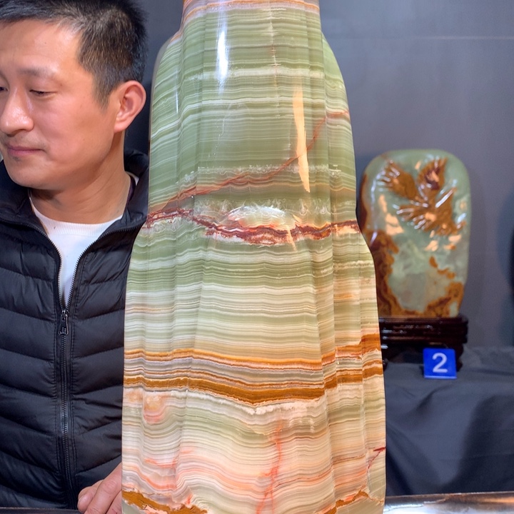 永***输石材天然原石摆件