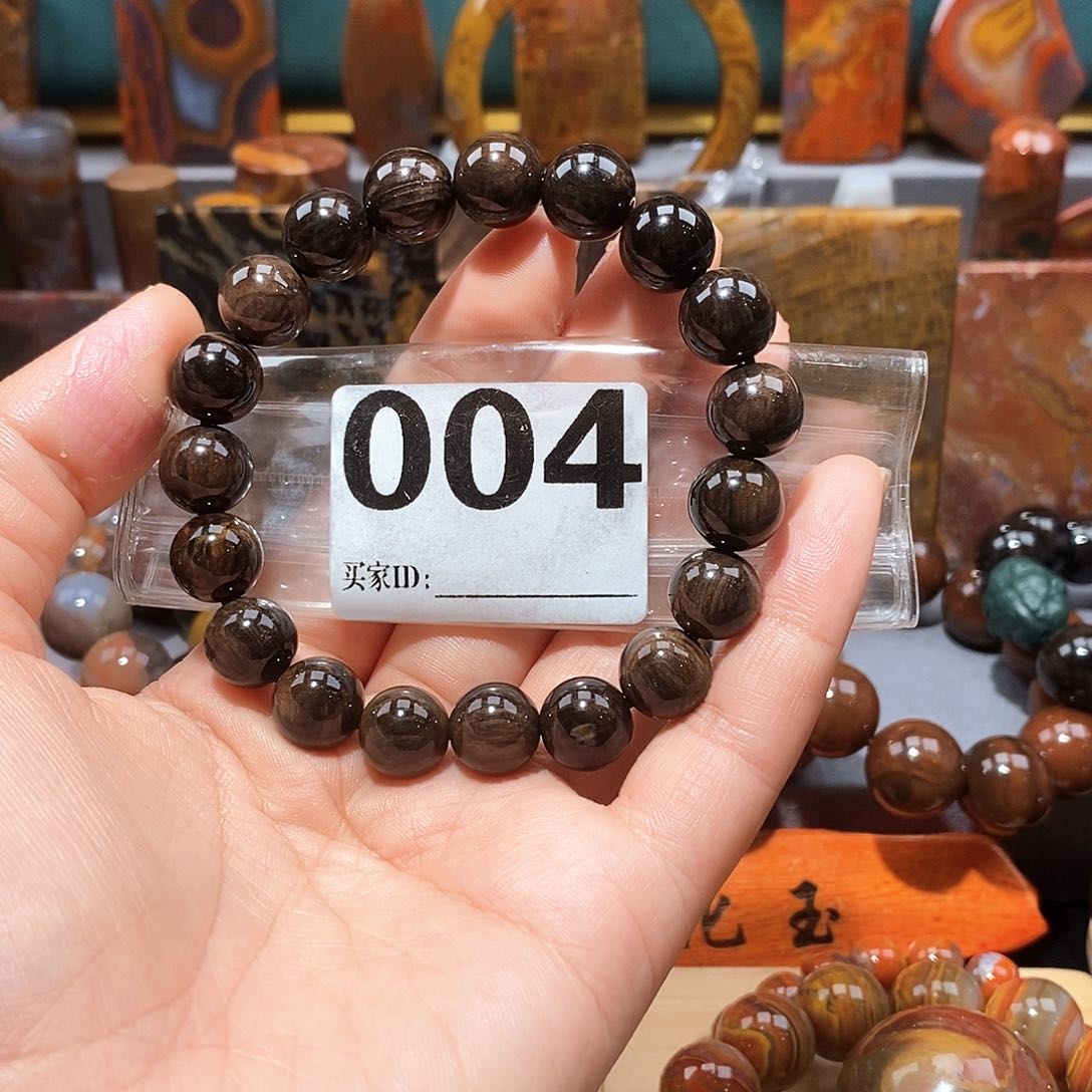 硅化玉天然北票硅化玉手串未镶嵌