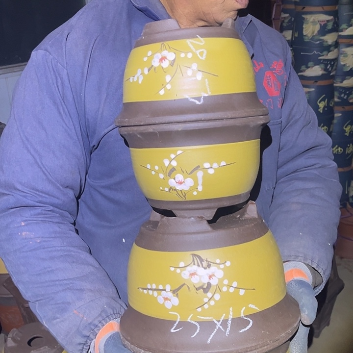 紫砂花盆紫砂花盆和小