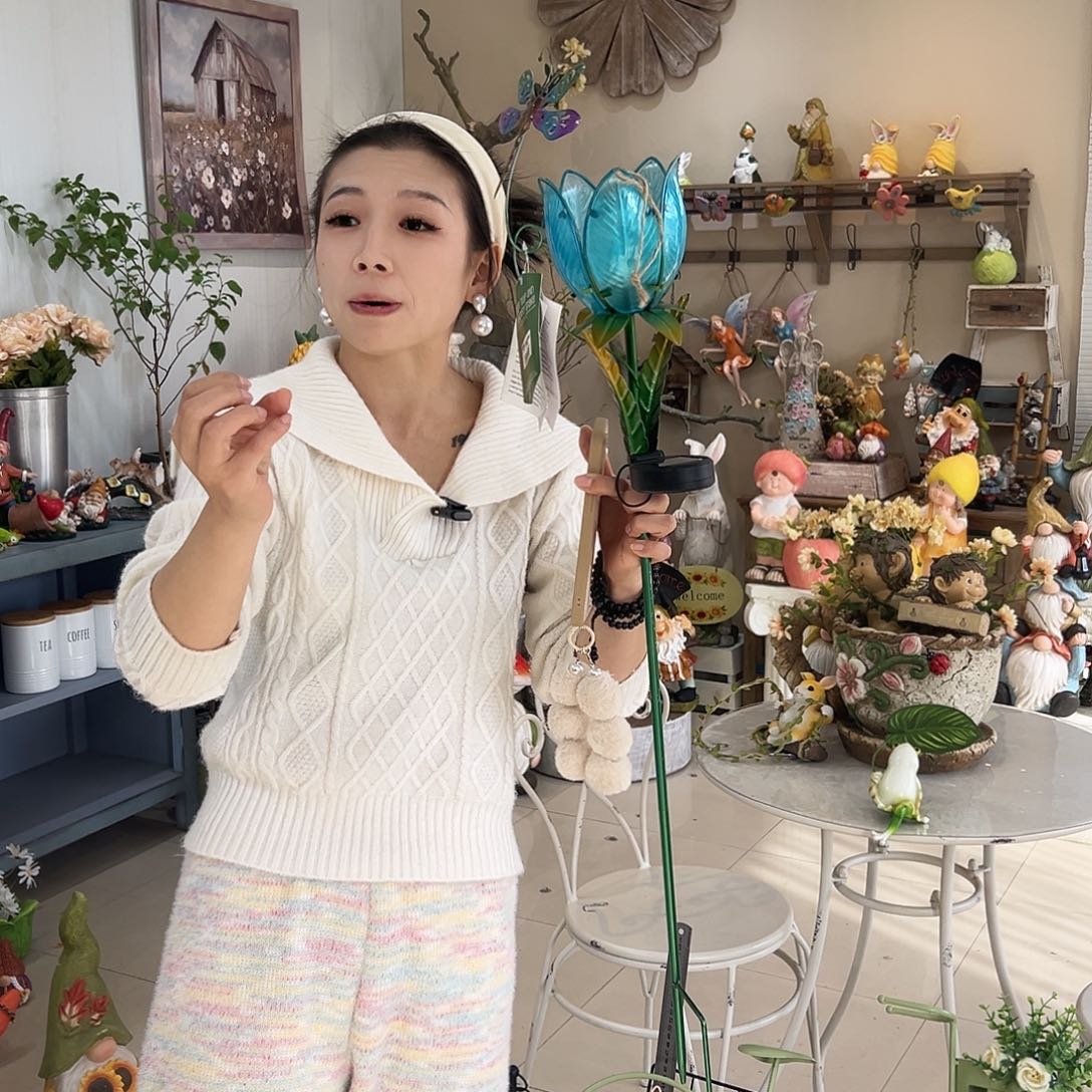 花园摆件红红火火