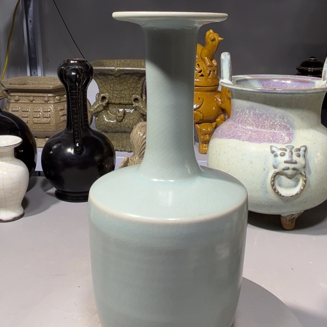 瓶汝窑瓶子品相完美