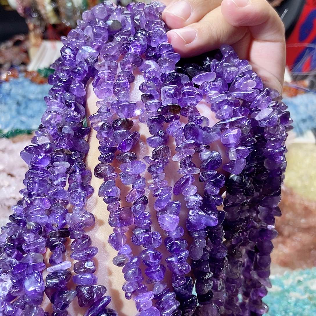 未镶嵌珠宝半成品水晶紫水晶