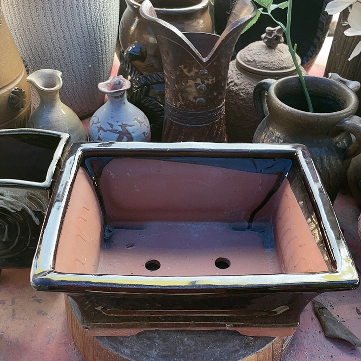 紫砂花盆瑕疵27.21.11华人花盆