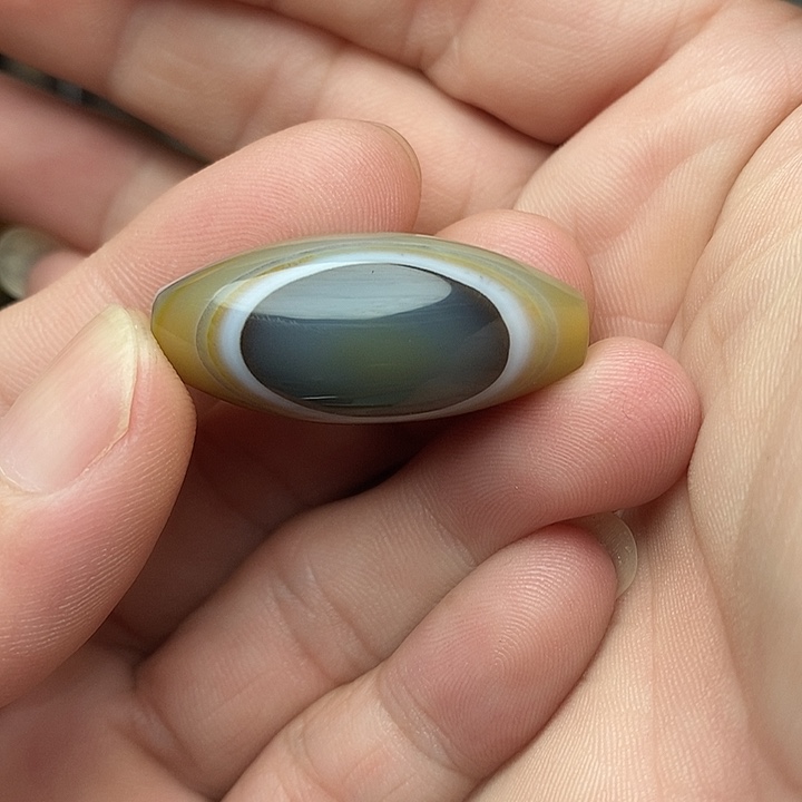 雪***玛瑙/玉髓合金颈饰