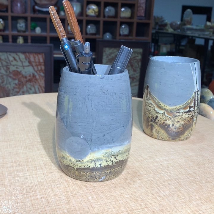 ，广西国画石摆件，收藏观赏