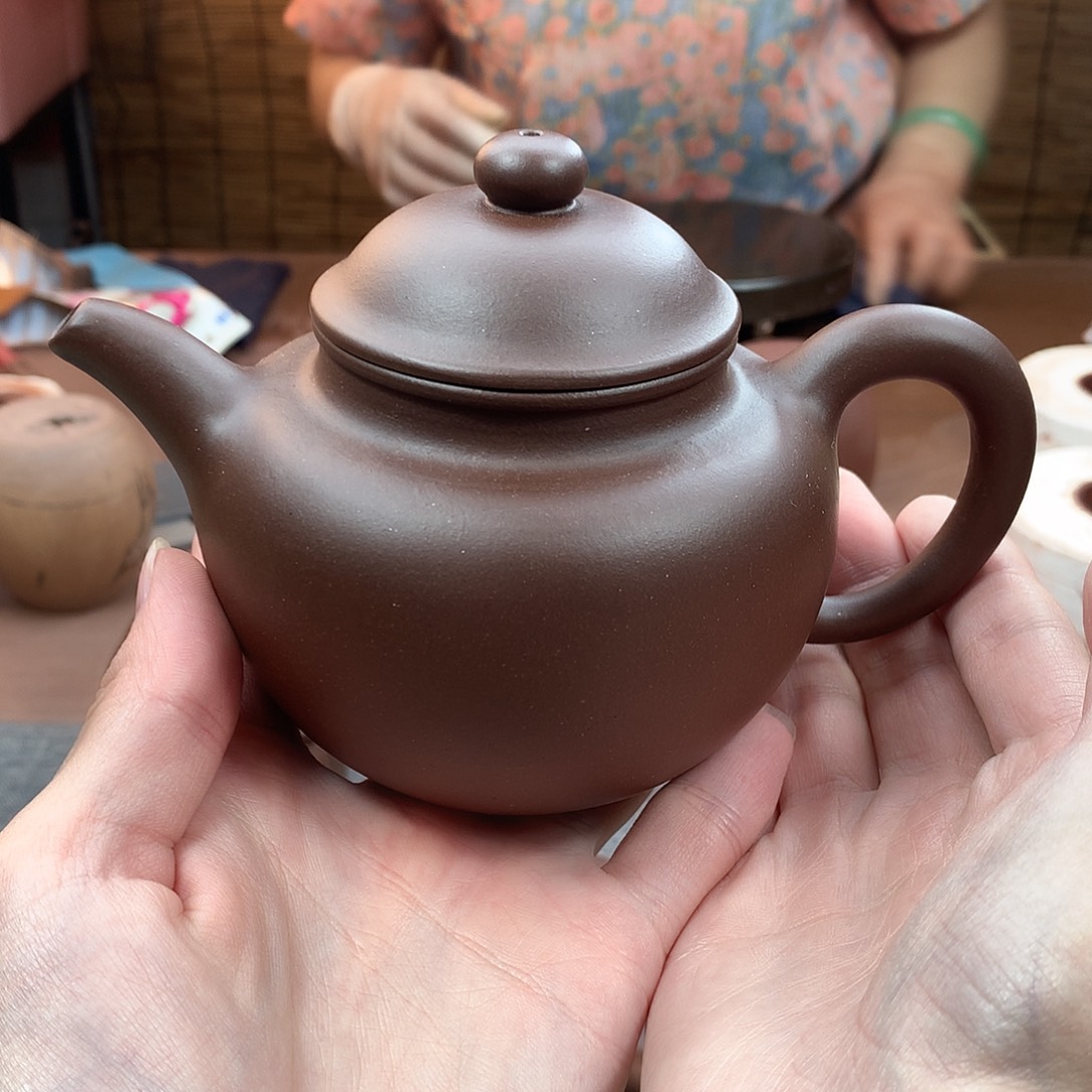 茶壶紫砂掇只 紫泥 300cc 周宜君