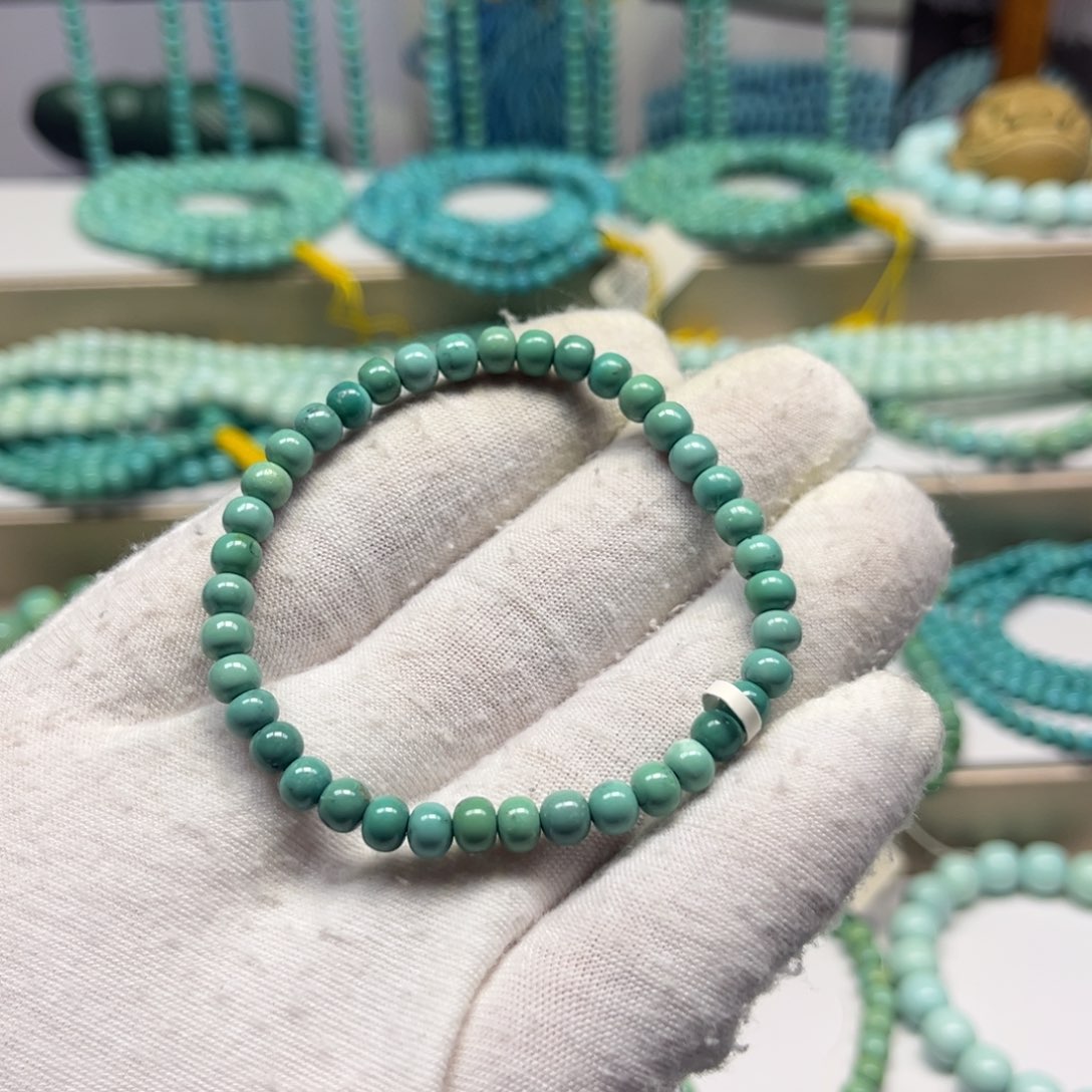 绿松石未镶嵌手链