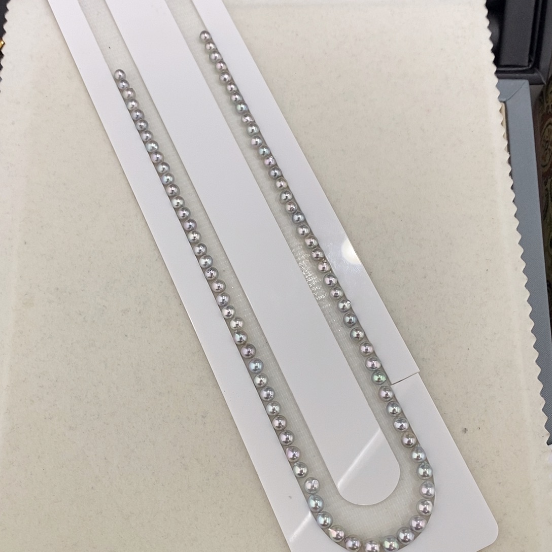 可定制未镶嵌海水珍珠橙真多麻4-5mm